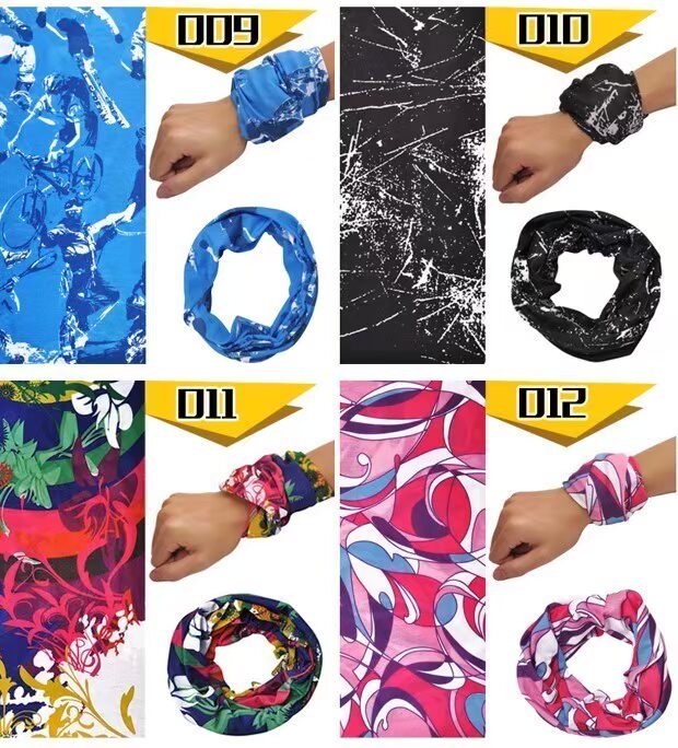 Variety Magic Turban Đàn ông và phụ nữ Cổ áo ngoài trời Kem chống nắng liền mạch Mồ hôi thể thao Cưỡi tất cả mặt nạ thoáng khí bao gồm - Kerchief / Earflap khăn bịt mặt chống nắng