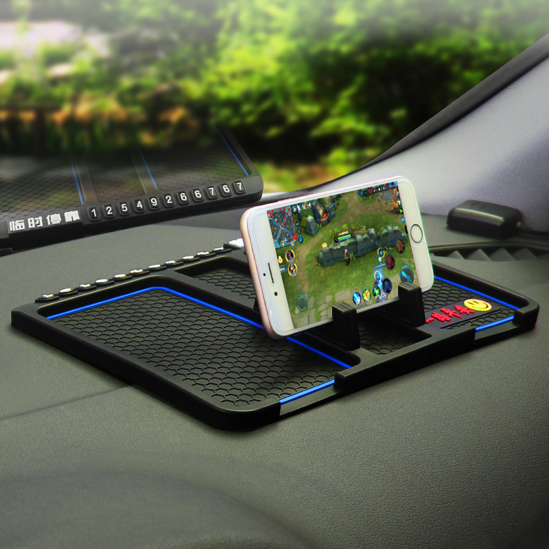 khung xe của cụ Taichung mẫu xe kiểm soát silicone chống trượt giữ pad xe chuyển hướng điện thoại di động chụp sáng tạo - Phụ kiện điện thoại trong ô tô giá đỡ điện thoại 3 chân