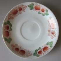 Liling Xinghuo sunflower porcelain dish from the Cultural Revolution period