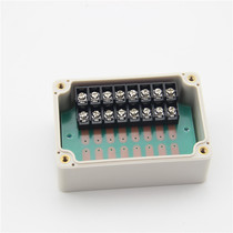 100*68*50 dustproof sealing box Outdoor waterproof junction box Cable crossing box 8P high and low terminal box