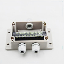 Waterproof junction box with terminal junction box open installation with ear one-in-one two-three-out electrical box 10P-position 15a wiring
