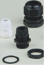 (Factory direct sales) Nylon cable connector waterproof connector cable fixing head black and white PG29 M38