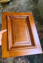 Red oak ash red cherry log cabinet doors custom colors available