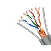 Elevator special network cable national standard accompanying double steel wire 8-core pure copper flat drag chain cable power cord surveillance camera