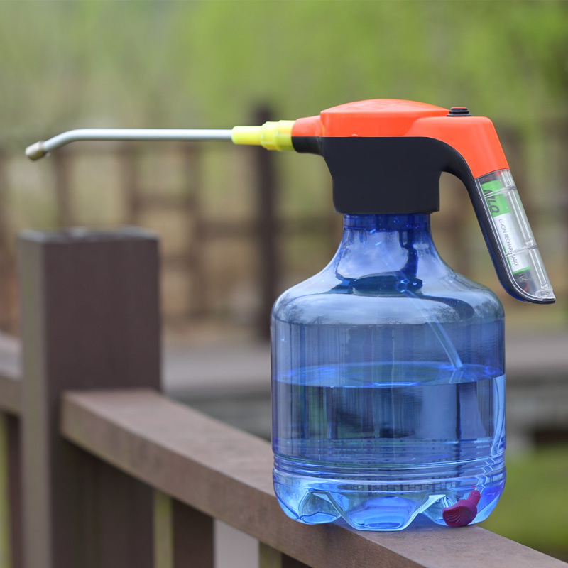 Multifunctional Large Rechargeable Electric Sprayer for Gardening, Watering Flowers, Disinfecting, and Household Use, High-Pressure Transparent Spray Bottle