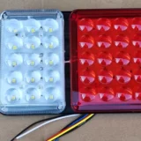 140-2 Big Truck Iron Plate Светодиодный задний задний фонарь высотой 24 В.