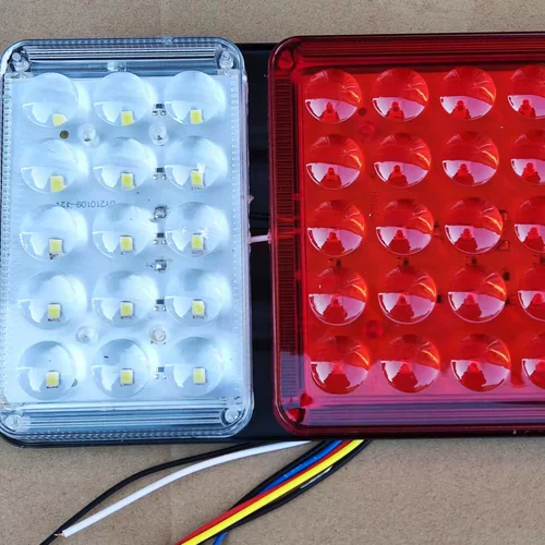 140-2 Big Truck Iron Plate Светодиодный задний задний фонарь высотой 24 В.