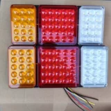 140-2 Big Truck Iron Plate Светодиодный задний задний фонарь высотой 24 В.