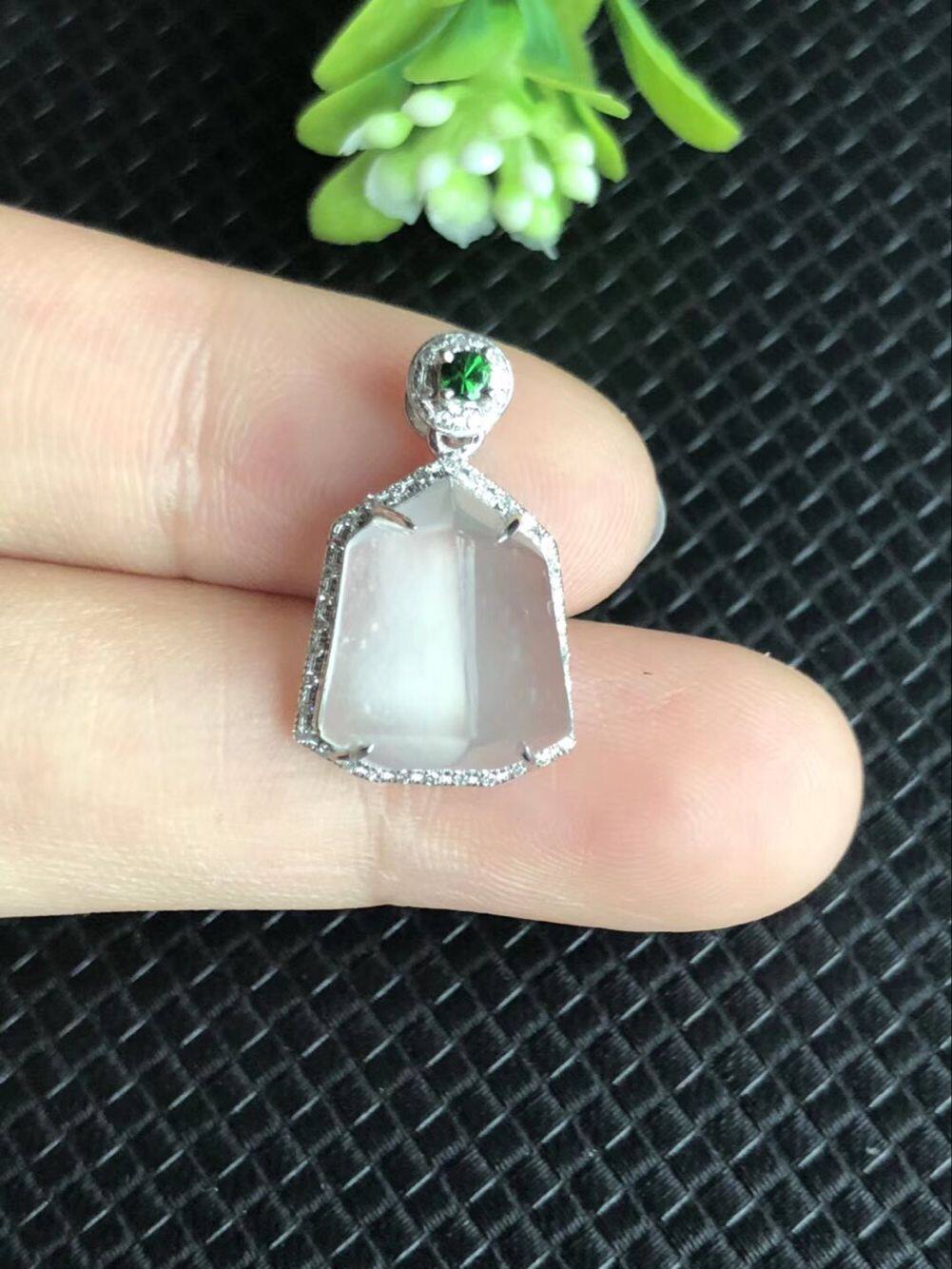 Purple Cloud Fly Cutie 1 Shop 18k Gold Egg Noodles Live Special Beat Emerald Pendant Fugua Peace with No Cards Leopard payment ultra-connection