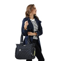 Cross border single shoulder handy mommy bag stroller hanging bag Mom to be born with diaper not wet bottle insulated bag 9 pieces
