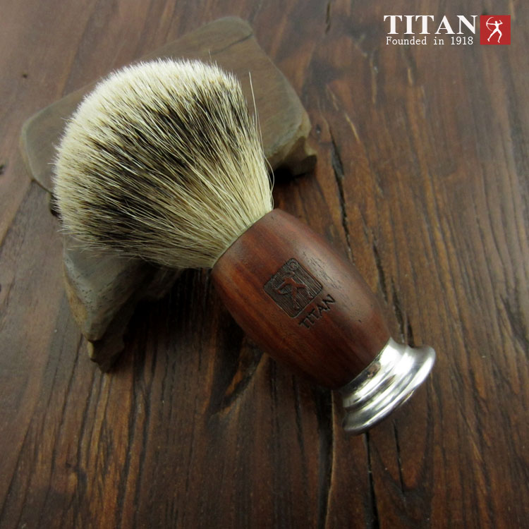 Hercules handmade silver pointed road badger hair blood wood aluminum head beard brush beard brush brush beard brush shaving brush hair sweep