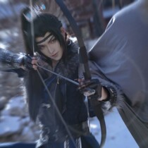 (Qixin Pavilion)-from North Dongqing-Xiao Cian COS Wolf Cub COS costume