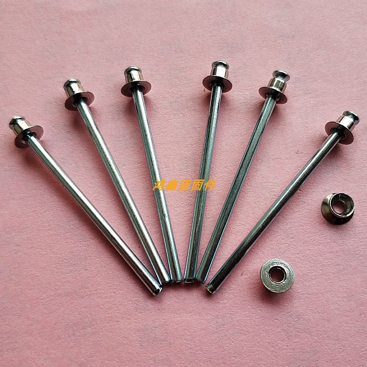 Stainless steel double flat head rivets double-sided flat head pull rivets countersunk head pull rivets double flat head core pull rivets 3 2*3