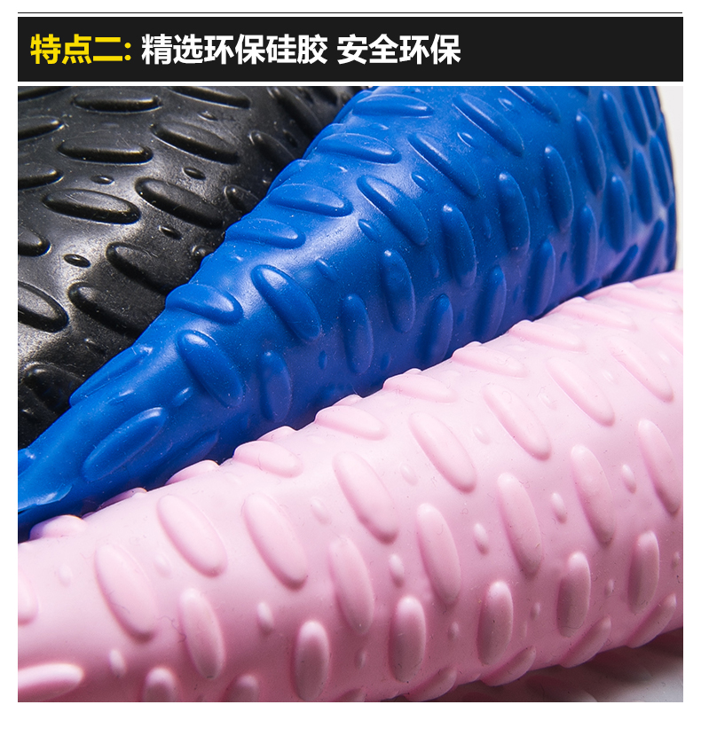 Mũ tai nghe chuyên nghiệp mũ bơi unisex tóc dài không thấm nước silicone thả mũ bơi thời trang người lớn 	mũ bơi có bịt tai