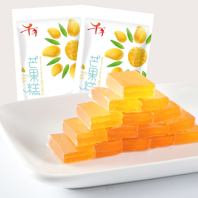 千年南酸枣糕猕猴桃脐橙糕水果软糖孕妇零食1袋约20小包芒果零食