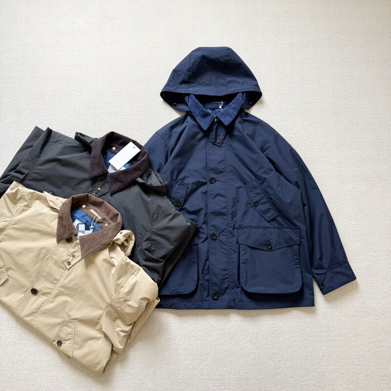 Japanese Order 2L Pertex Functional Waterproof Detachable Hood Military-Style Hunting Jacket 25Ss