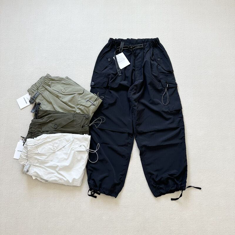 Japanese Style and Wd Cargo Pants Outdoor Waterproof Loose Functional Multi-Pocket Workwear Paratrooper Trousers 24Ss