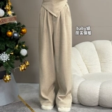 Демисезонная цветная футболка, комплект, штаны для отдыха, городской стиль, высокий воротник, по фигуре