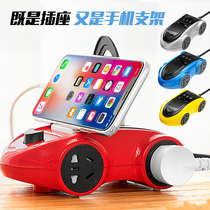 Plug-in-line 5 m Creative usb charging socket Multi-functional plugboard cute solid plug inserts Home wiring boards