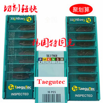 Korea Teguk 2mm double head grooving knife grain TDC2 TT9030 TT7220 Cutting and grooving CNC blade