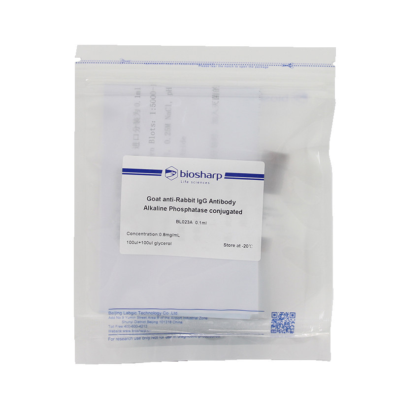 白鲨 biosharp BL023A AP标记山羊抗兔IgG 0.1ml 二抗 亲和纯化