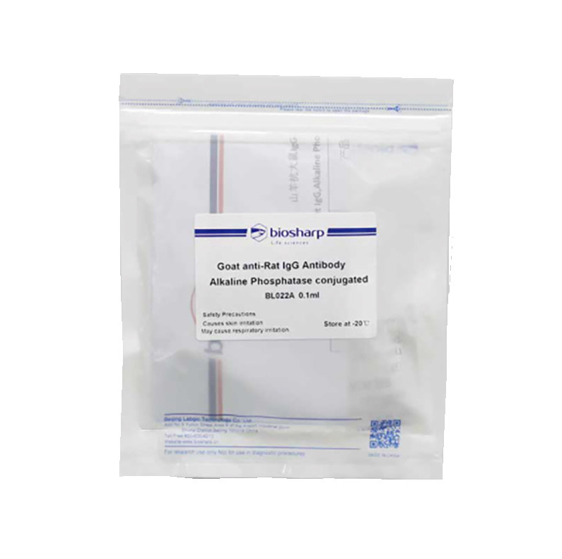 Biosharp 白鲨 BL022A AP标记山羊抗大鼠IgG 0.1ml 亲和纯化