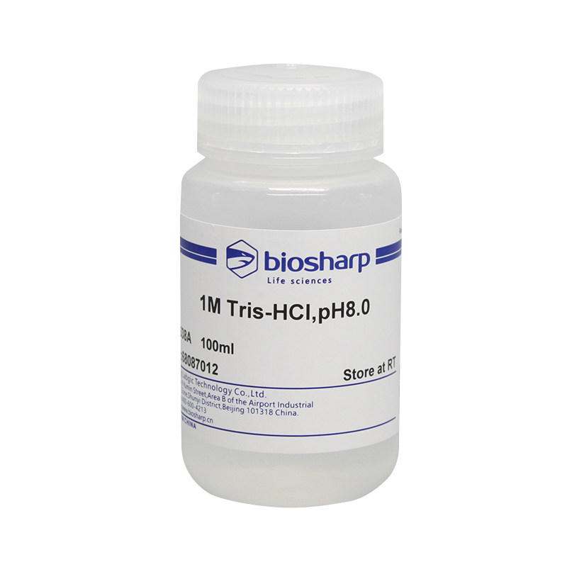 白鲨Biosharp BL538A 1M Tris-HCl溶液,pH8.0 进口试剂配制