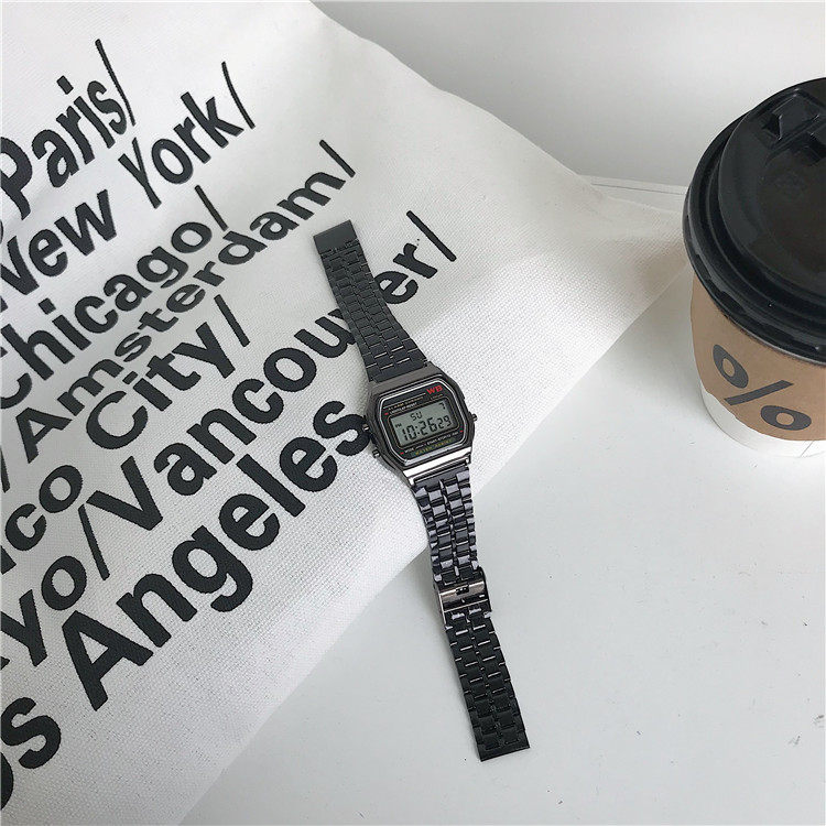 Digital Sports Watch For Students Unisex Square Design_voghion.com
