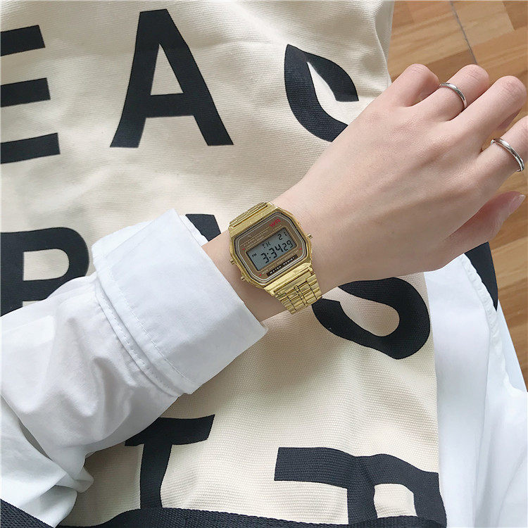 Digital Sports Watch For Students Unisex Square Design_voghion.com