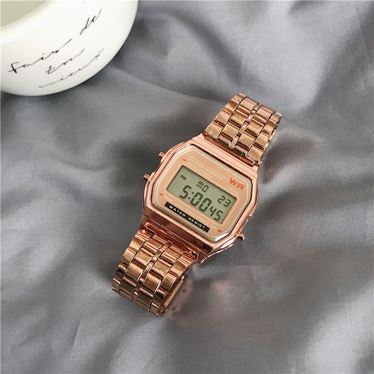 Digital Sports Watch For Students Unisex Square Design_voghion.com