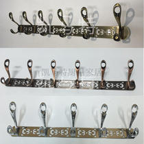 Stainless Steel Creative Retro Flowers Wall Platoon Hook Doorway Door Rear Hanger Door Back Clothes Hook Large Cloak Hood Hook Double Hole hook