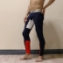 Mùa thu và mùa đông cotton quần ấm cho nam Slim gợi cảm thời trang màu sắc phù hợp với quần legging trẻ trung bó sát phần mỏng quần mùa thu thủy triều