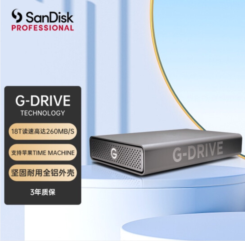 SanDisk Master Geek G-Drive-Type-C 12t USB3 2 Enterprise Desktop Hard Drive 12tb