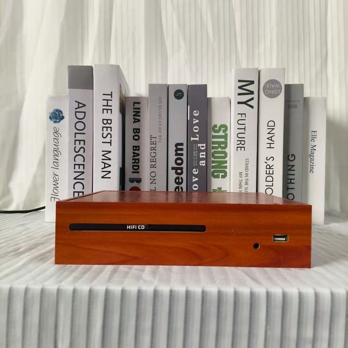 2025 New Product Dianshen Wooden Hifi Audio Quality Cd Player