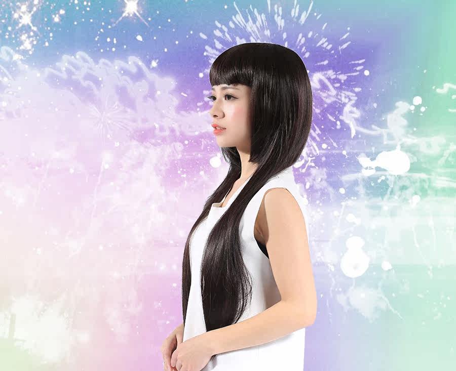 Perruque Long cheveux raides - Ref 2611335 Image 9