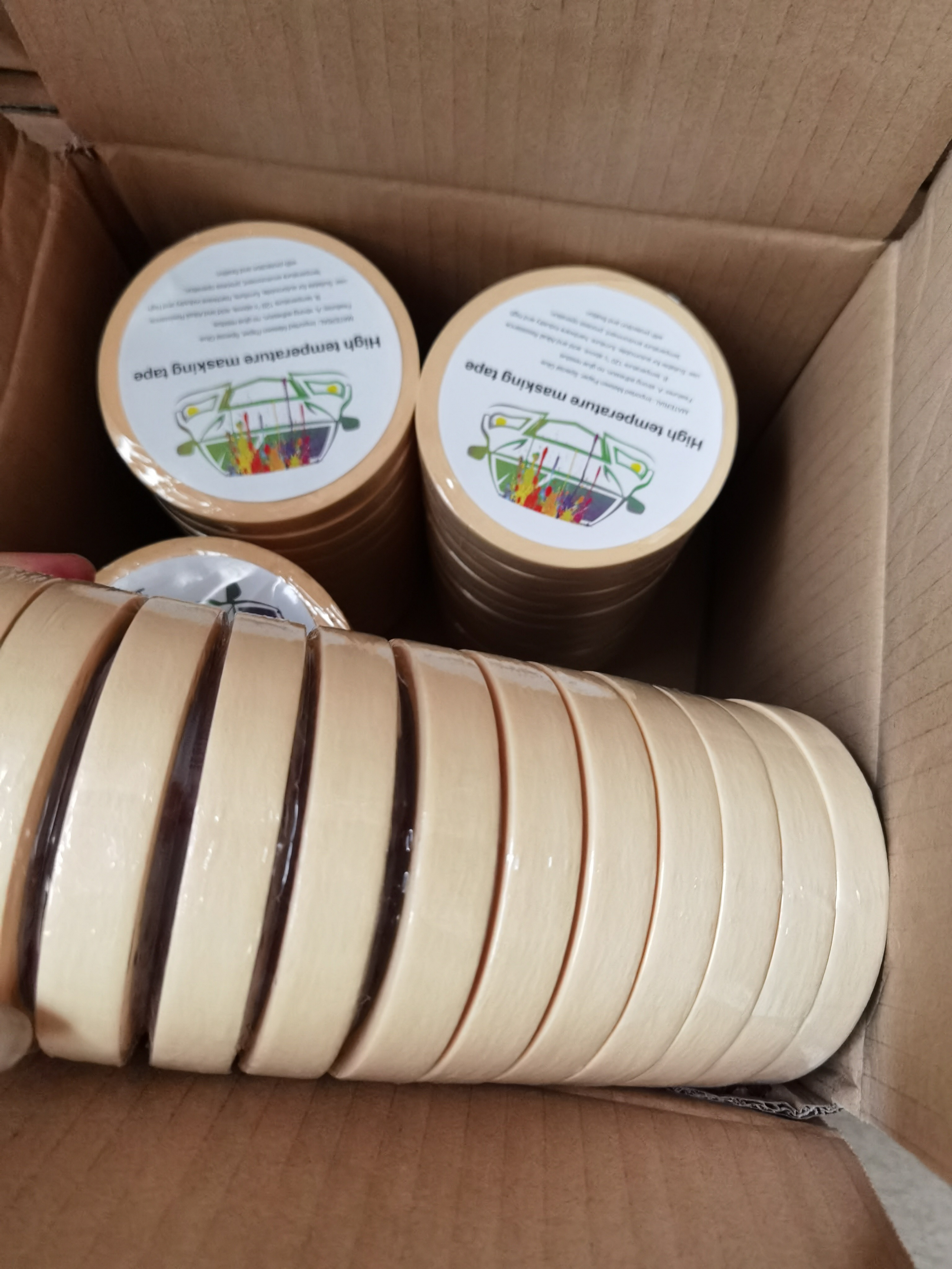 Special white high temperature American paper tape for spray painting Special tape for spray painting