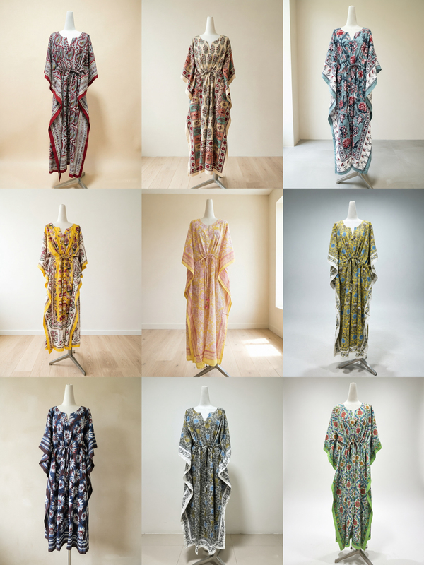 Anokhi Indian Long-Staple Cotton, Hand-Printed, Plant-Dyed, Butterfly Sleeves, In-Stock in China Anokhi Indian Long-Staple Cotton, Hand-Printed, Plant-Dyed, Butterfly Sleeves, In-Stock in China