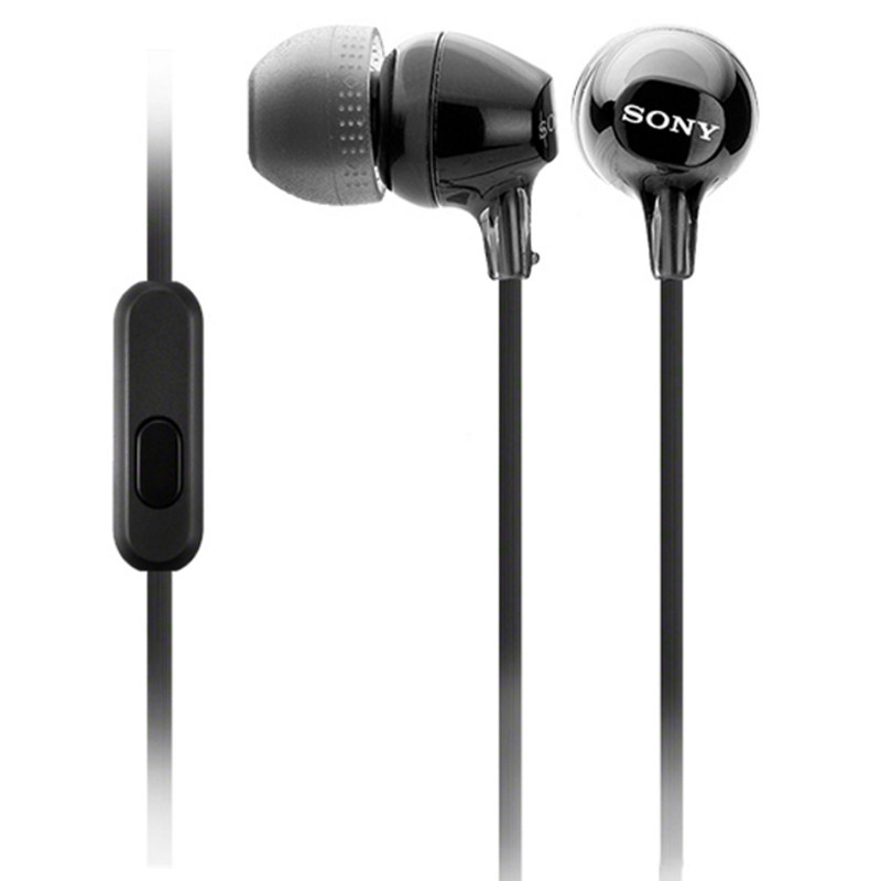 Sony Mdr-Ex15Ap In-Ear Headphones with Wired Microphone for Mobile Phone Calls, High Quality Sound for Karaoke
