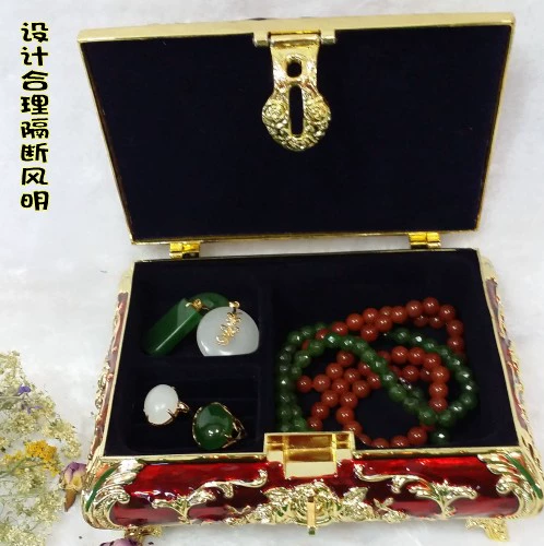 Красная модная большая коробочка для хранения, европейский стиль, Россия