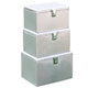 Motorcycle trunk large thickened stainless steel 304 storage tool box storage box electric scooter trunk