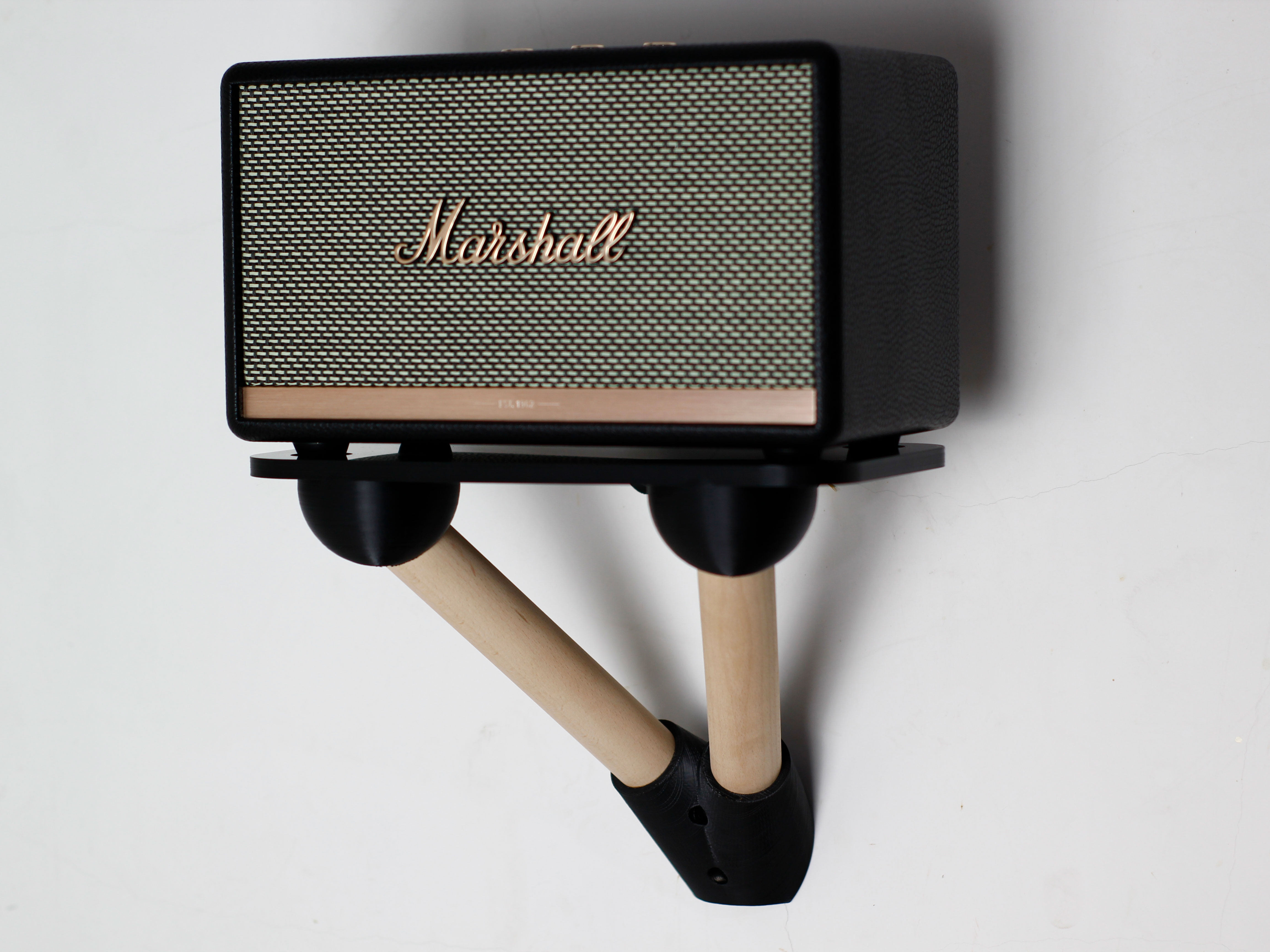 Apply Marshall sound wall-mounted bracket acton2 bracket kilburn2 solid wood wall shelve bay-Taobao