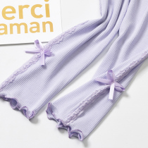 Girls seven-point pants summer thin gas Modale pure cotton breathable repair mosquito children wear pants outside