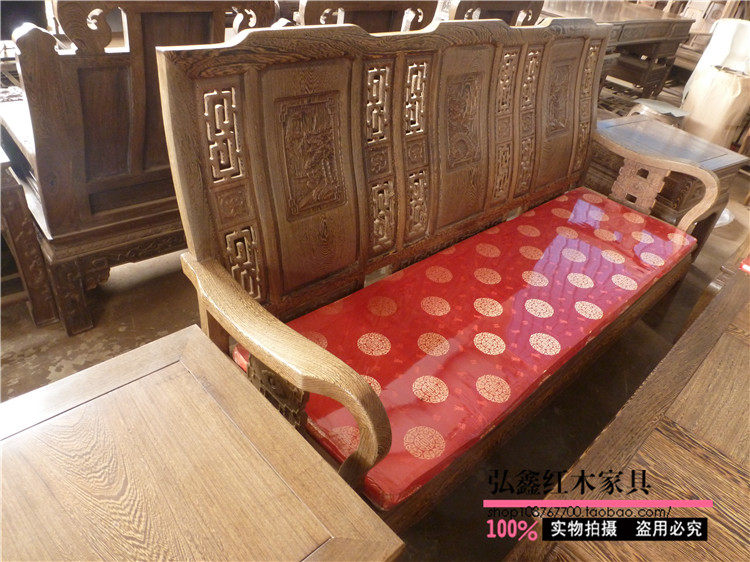 Махогани диван 红木家俱沙发 山水万字沙发 客厅沙发 实木沙发床椅 5件套 8件套 OTHER