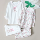 Детское хлопковое нижнее белье для девочек, удерживающая тепло утепленный лонгслив, комбинезон, увеличенная толщина, подходит для подростков