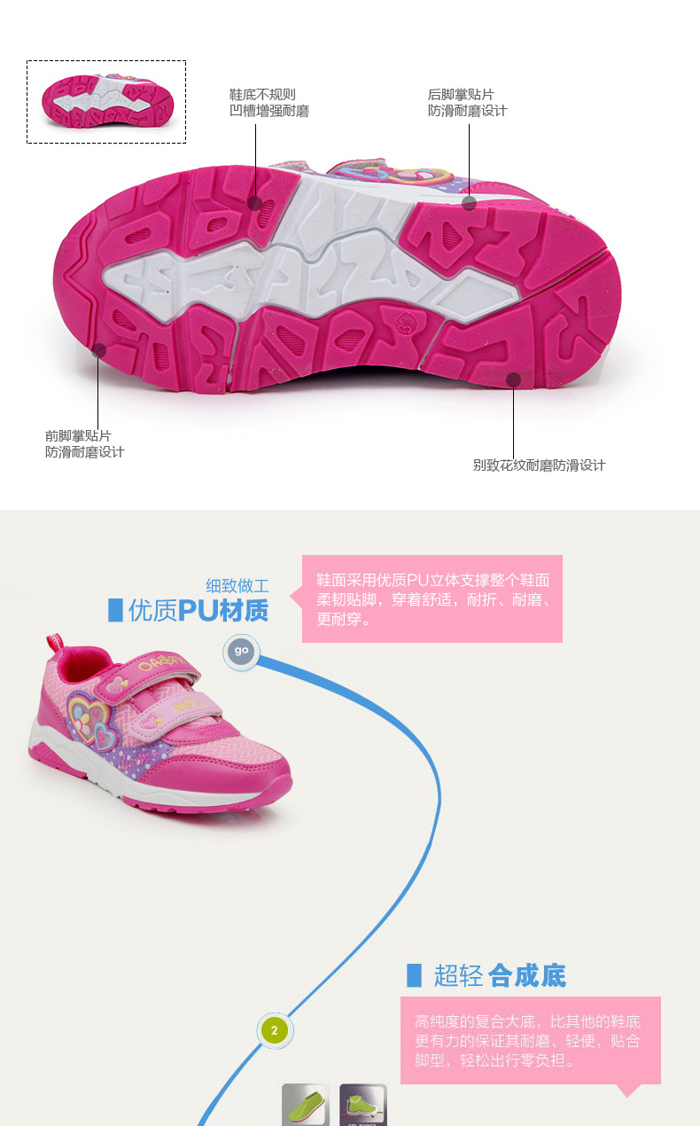 Chaussures enfants pour printemps - semelle fond composite - Ref 1036750 Image 28