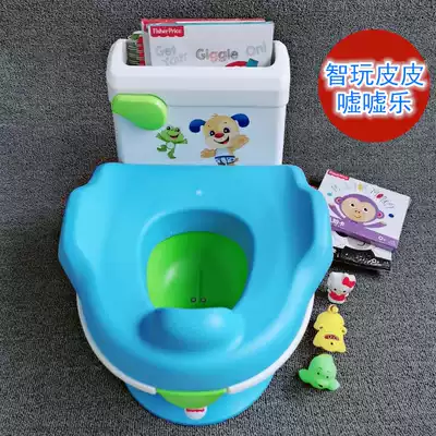 Fisher luxury music booo children's toilet baby stool portable smart play skin small toilet FVT22