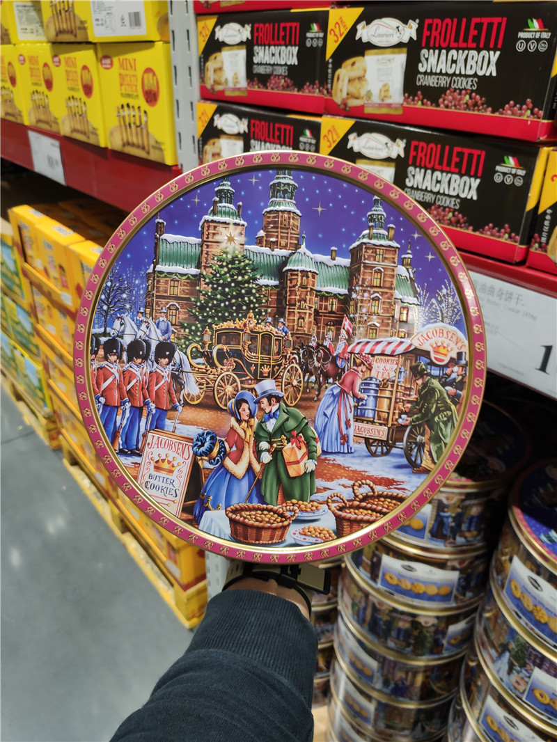 Sam Supermarket Danish Import Jacobsens Jackbusson Cream Cookie Cookies Iron Case 1816 kg