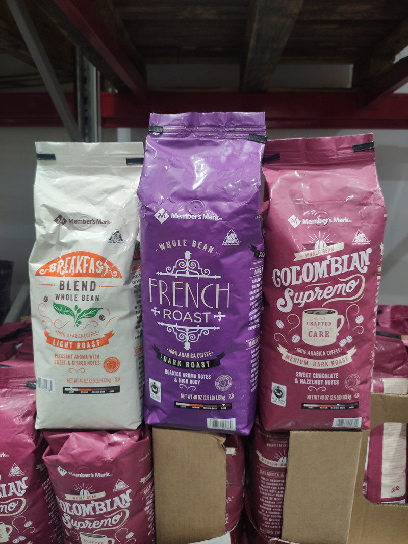 Sam Columbia imports Members Mark baked 1 13kg deeply in baking coffee beans