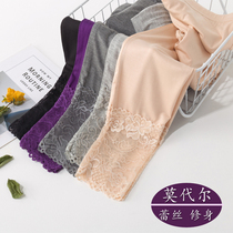 Modal leggings womens thin summer wear high waist size ankle-length pants stretch Stretch Slim interior wear trousers