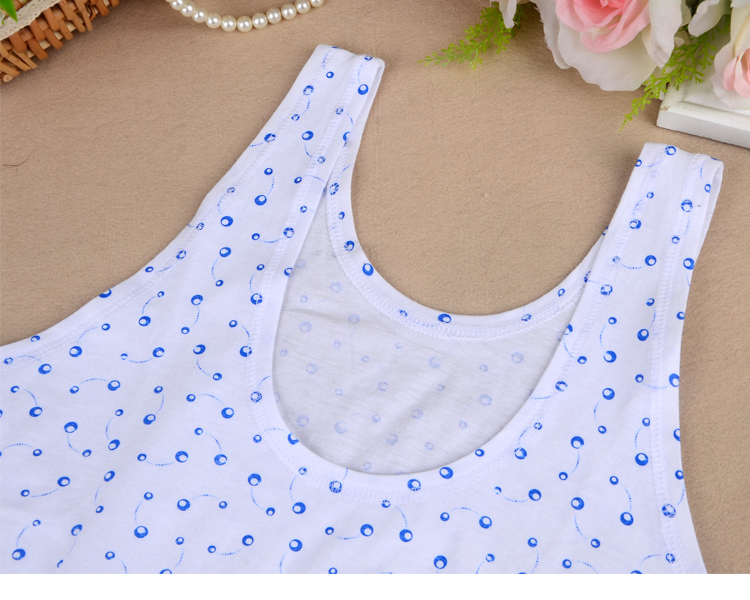 Mùa hè trung niên ngắn vest đồ lót nữ cotton kích thước lớn cũ áo ngực mẹ dây đeo vest mỏng - Áo vest áo lót nâng ngực